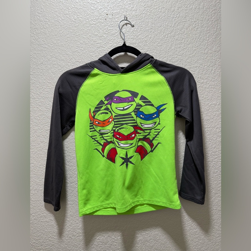 Nickelodeon Teenage Mutant Ninja Turtles Hoodie Sweatshirt Boy’s Size M(9)